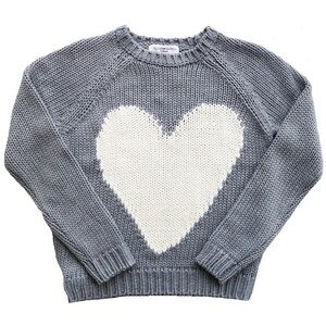 JILLIAN HARRIS for Privilege Follow Your Heart chunky knit sweater size XS